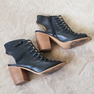 Kenzie open toe strappy ankle boots